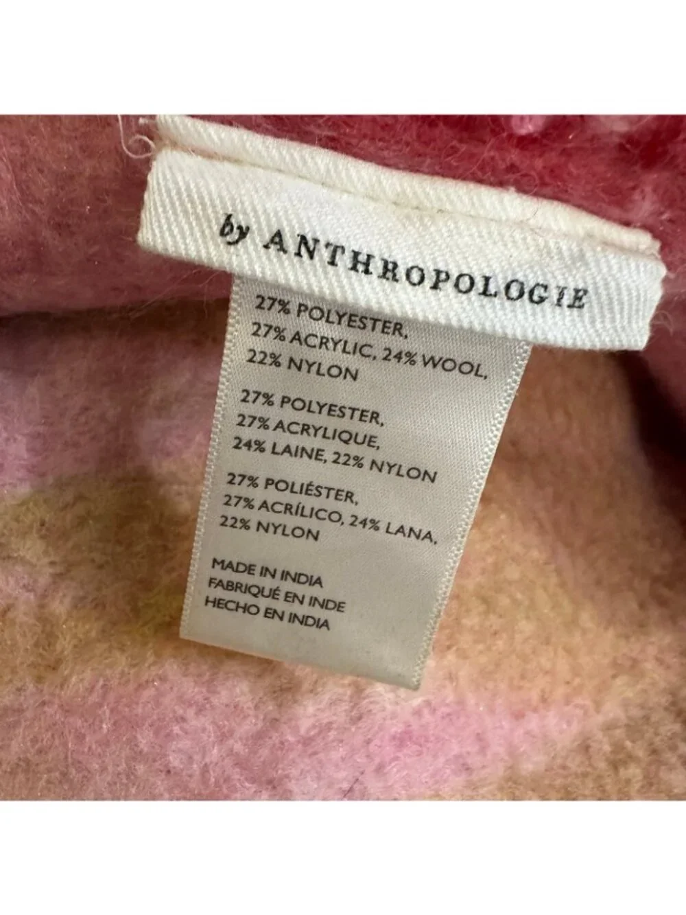 Anthropologie Woven Crisanta Throw Blanket